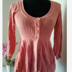 DKNY JEANS NWOT Light Weight 3/4 Sleeve Sweater PS